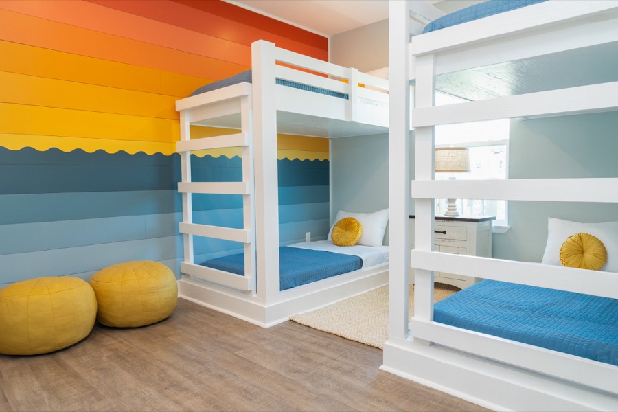 Summer Sunset bunk room